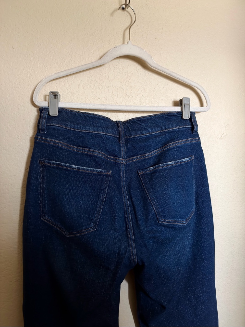 Quince Comfort Stretch High Rise Cropped Wide Leg Jeans Stormy Blue Sz 30 - Picture 5 of 7